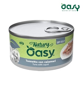 Oasy Natury Tuna with Squid Soft in Jelly Cat Wet Food 85 gm