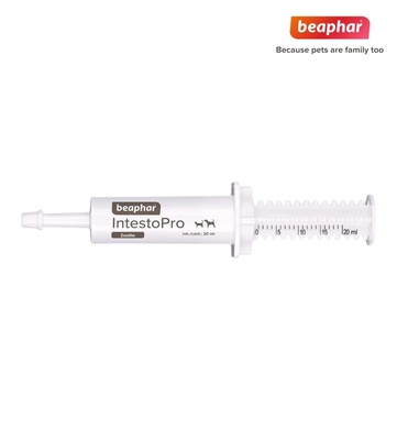 Beaphar IntestoPro Anti Diarrhea Paste Syringe Small Cat & Dog 20 ml x 2 pcs