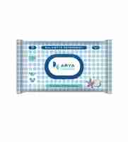 Arya Wet Wipes Sea Breeze Scent, 40 Wipes