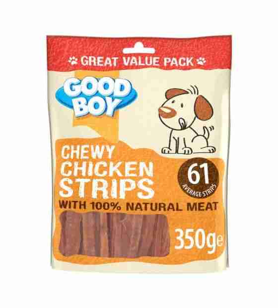 Good Boy Chicken Strips Value Pack Chewy Dog Treats 350 gm