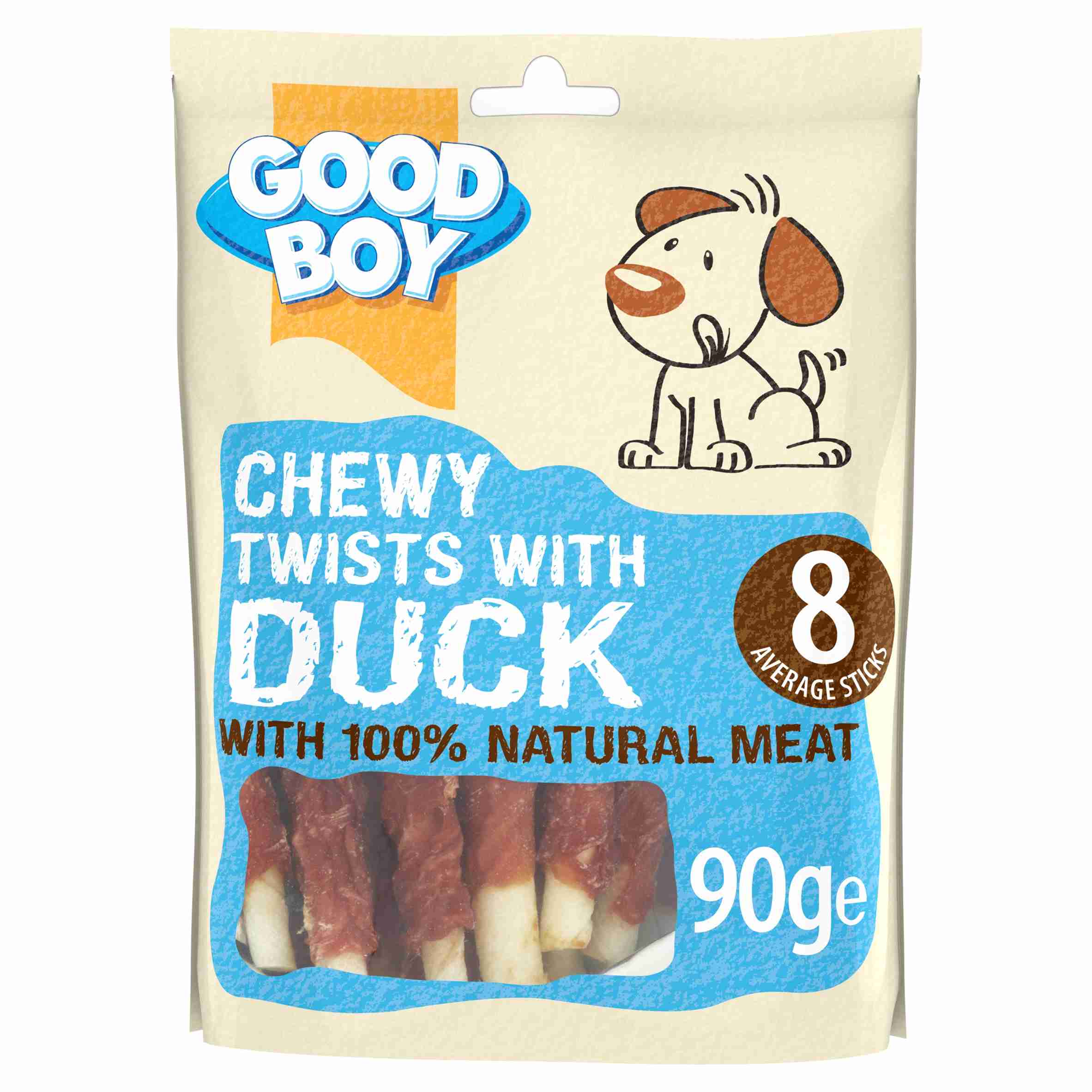 Good Boy Duck Twists Chewy Dog Treats 90 gm