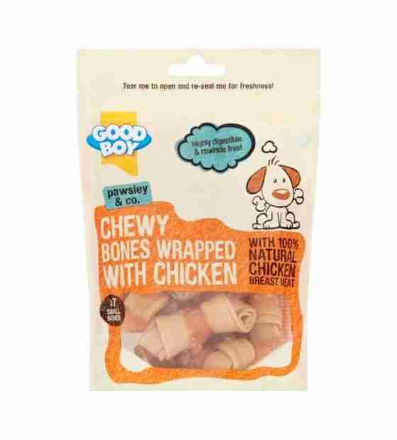 Good Boy Chicken Wrap Bone Mini 7pc Dog Treats, 126 gm