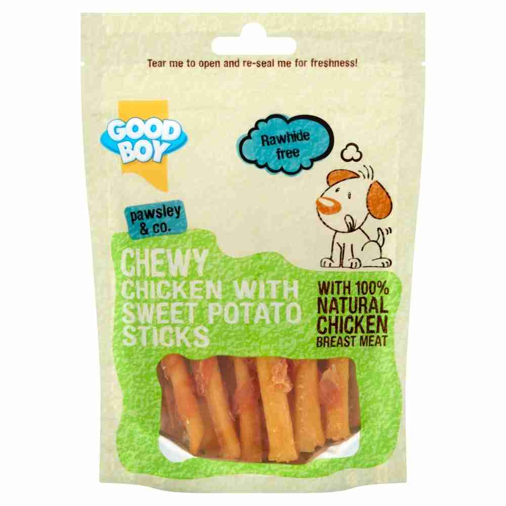 Good Boy Chicken with Sweet Potato Chewy Stick Dog Treats 90 gm
