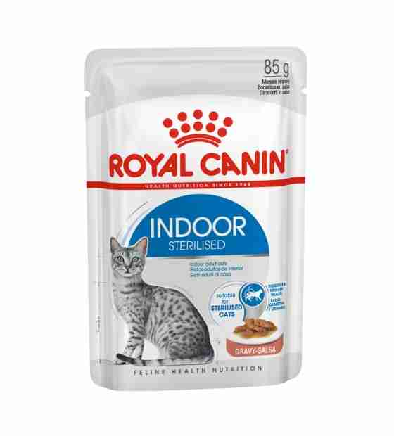 Royal Canin Indoor Sterilised, Adult Cat Wet Food 85 gm