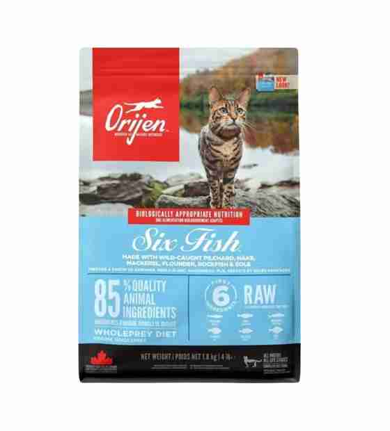 Orijen Six Fish, Dry Cat Food, 1.8 kg