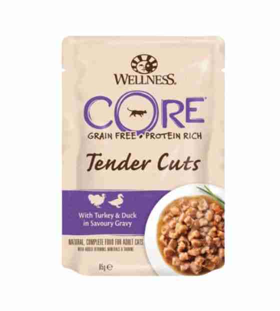 Wellness Core Tender Cuts Turkey & Duck Cat Wet Food 85 gm
