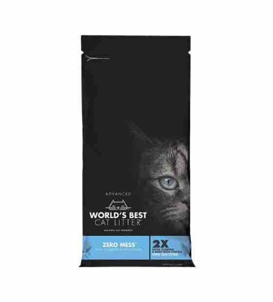 World's Best Zero Mess Unscented Clumping Cat Litter, 24 lb