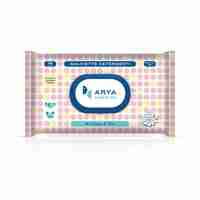 Arya Wet Wipes Talc Scent, 40 Wipes