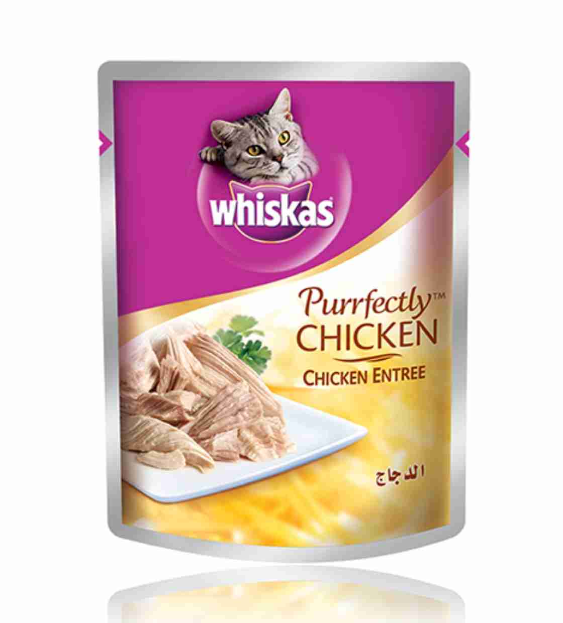 Whiskas Purrfectly Chicken Entree, Adult, Cat Wet Food, 85 gm
