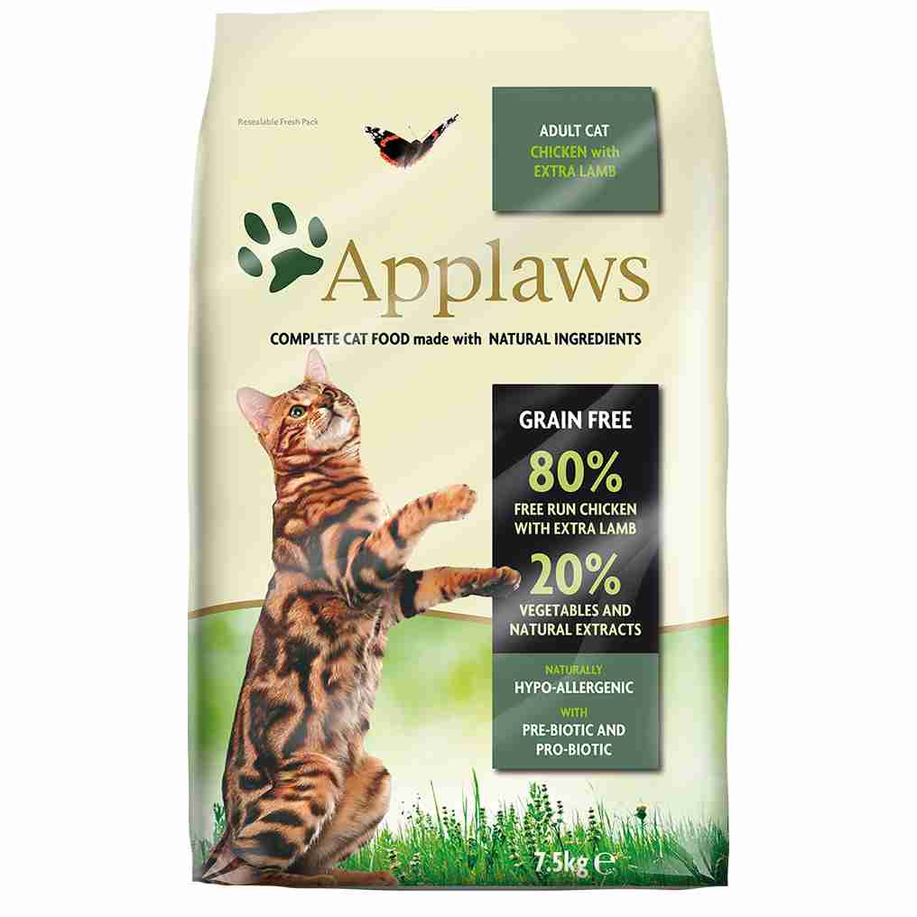 Applaws Chicken with Extra Lamb Cat Dry Food 7.5 kg