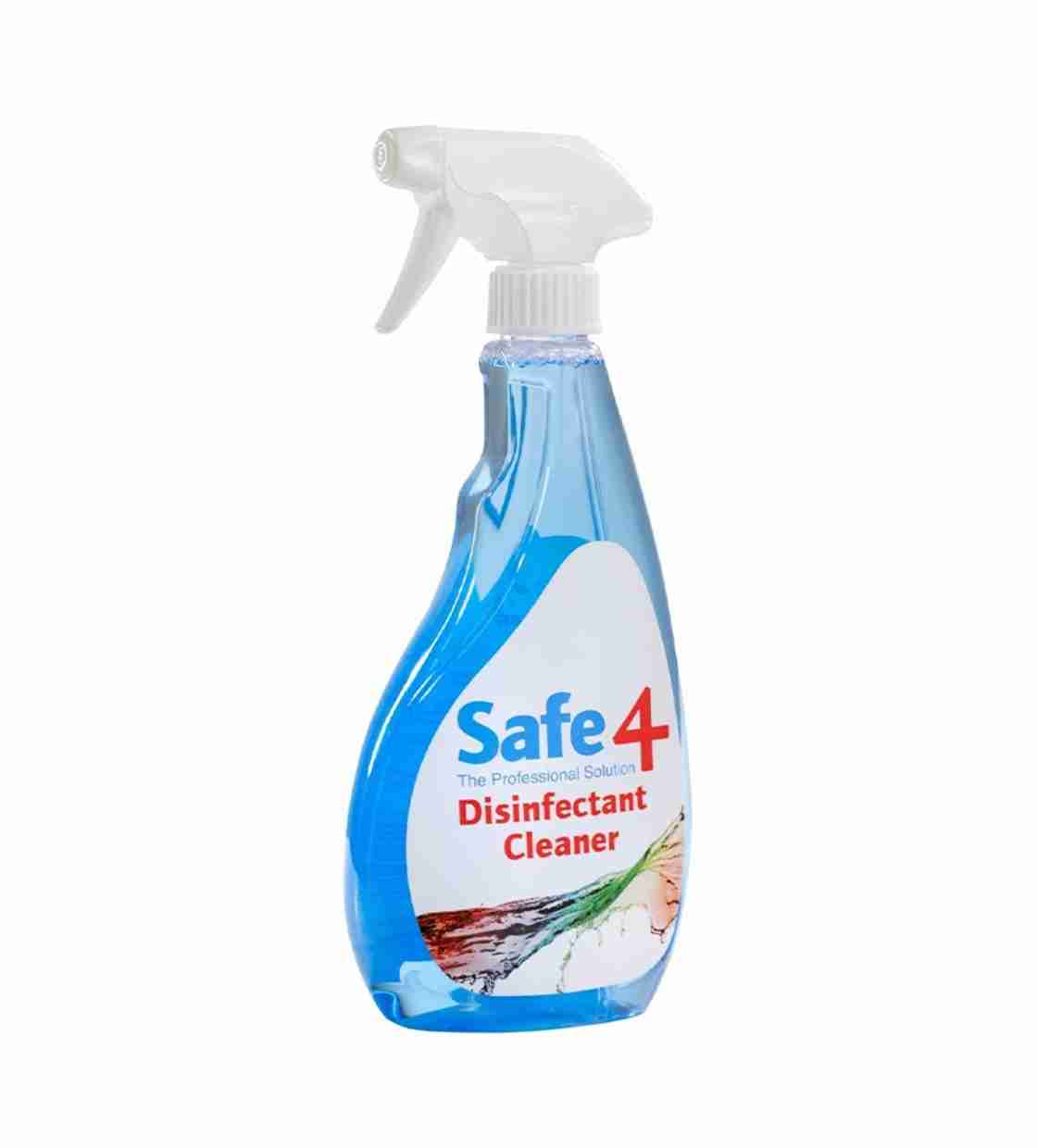 Safe 4 Disinfectant Cleaner, Diluted Spray, Mint - 500 ml
