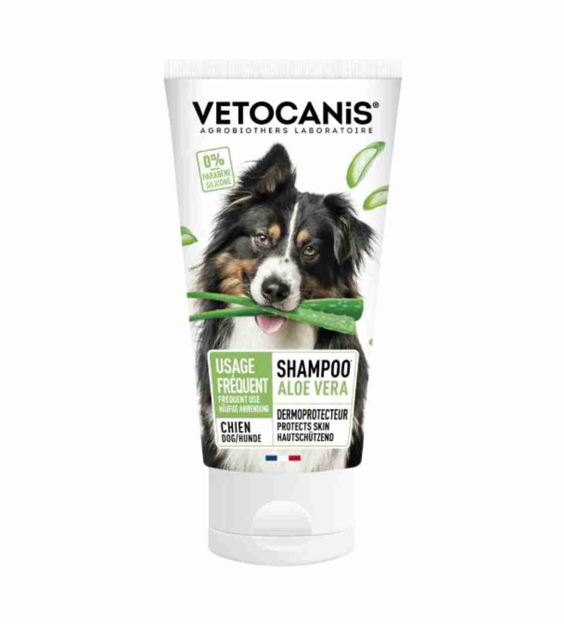 Vetocanis Frequent Use Shampoo for Dogs, with Aloe Vera. 300 ml