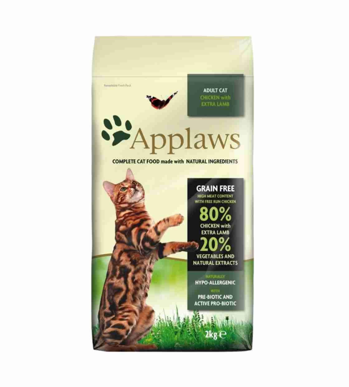 Applaws Chicken with Extra Lamb Cat Dry Food 2 kg