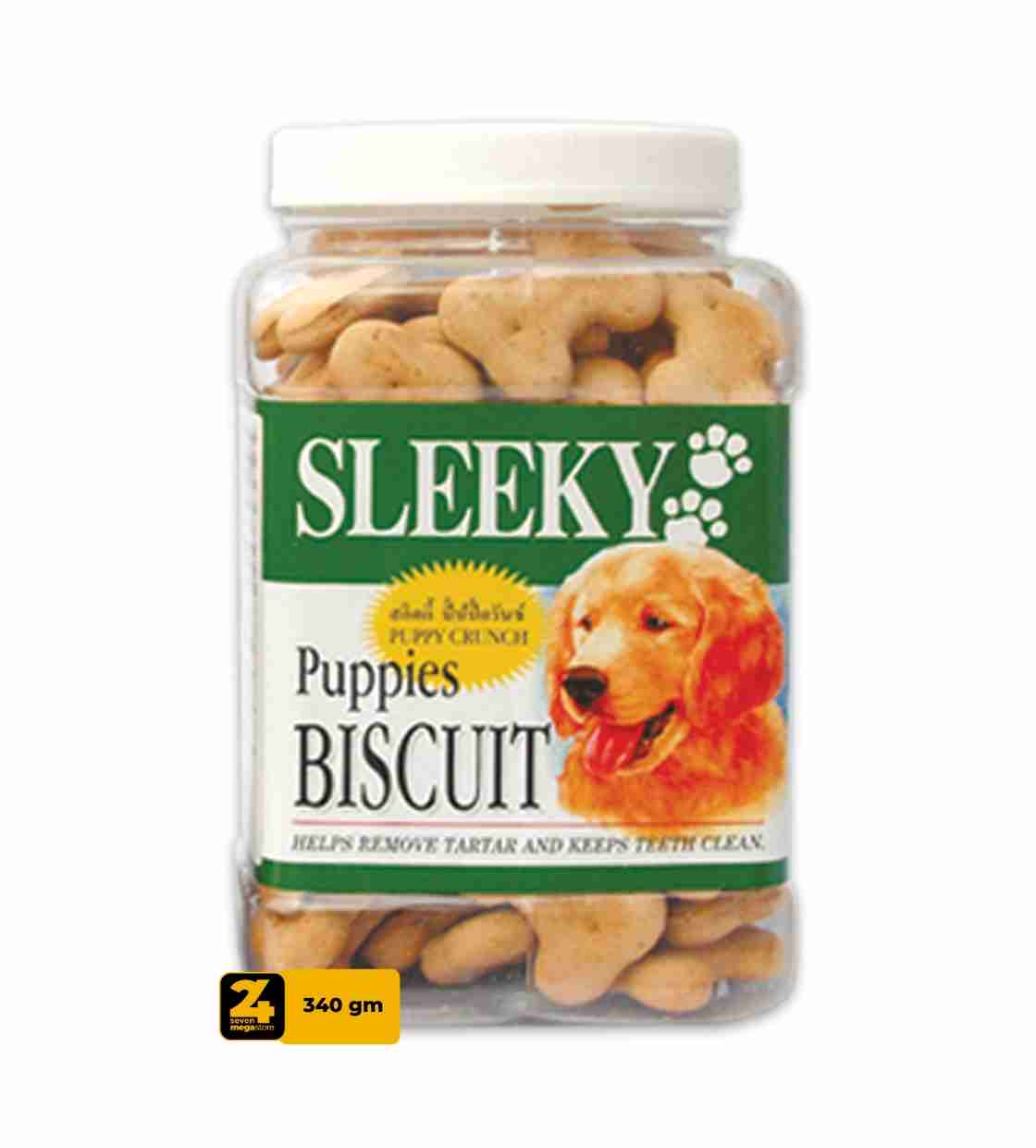 Sleeky Chicken Biscuits, Puppy Treats, 340 gm