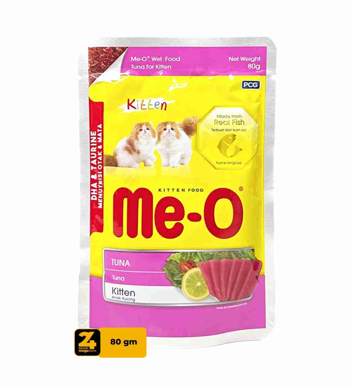 Me-O Tuna In Jelly Kitten Wet Food 80 gm