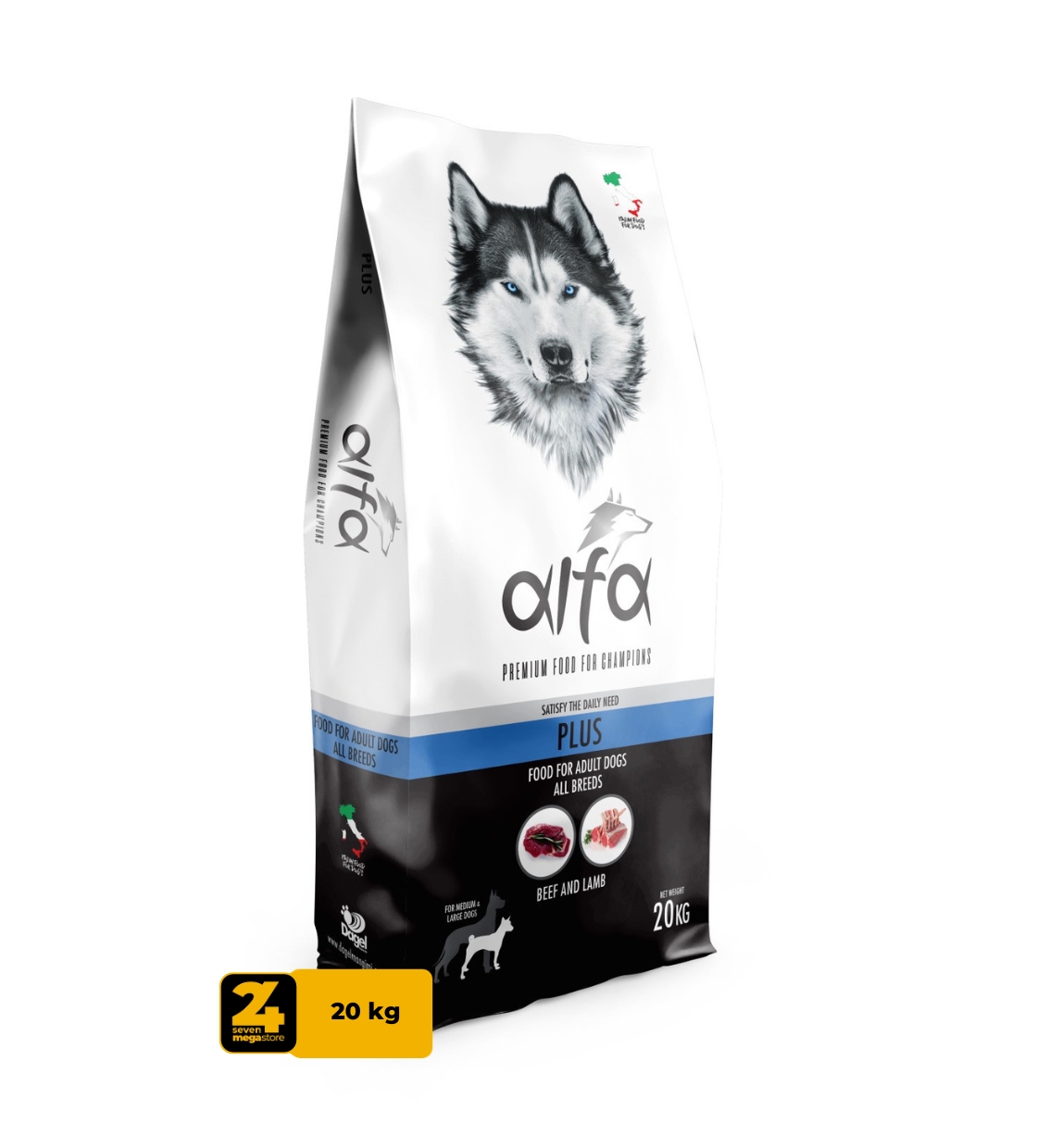 Alfa Maintenance, Beef & Lamb, Dog Dry Food, 20 kg