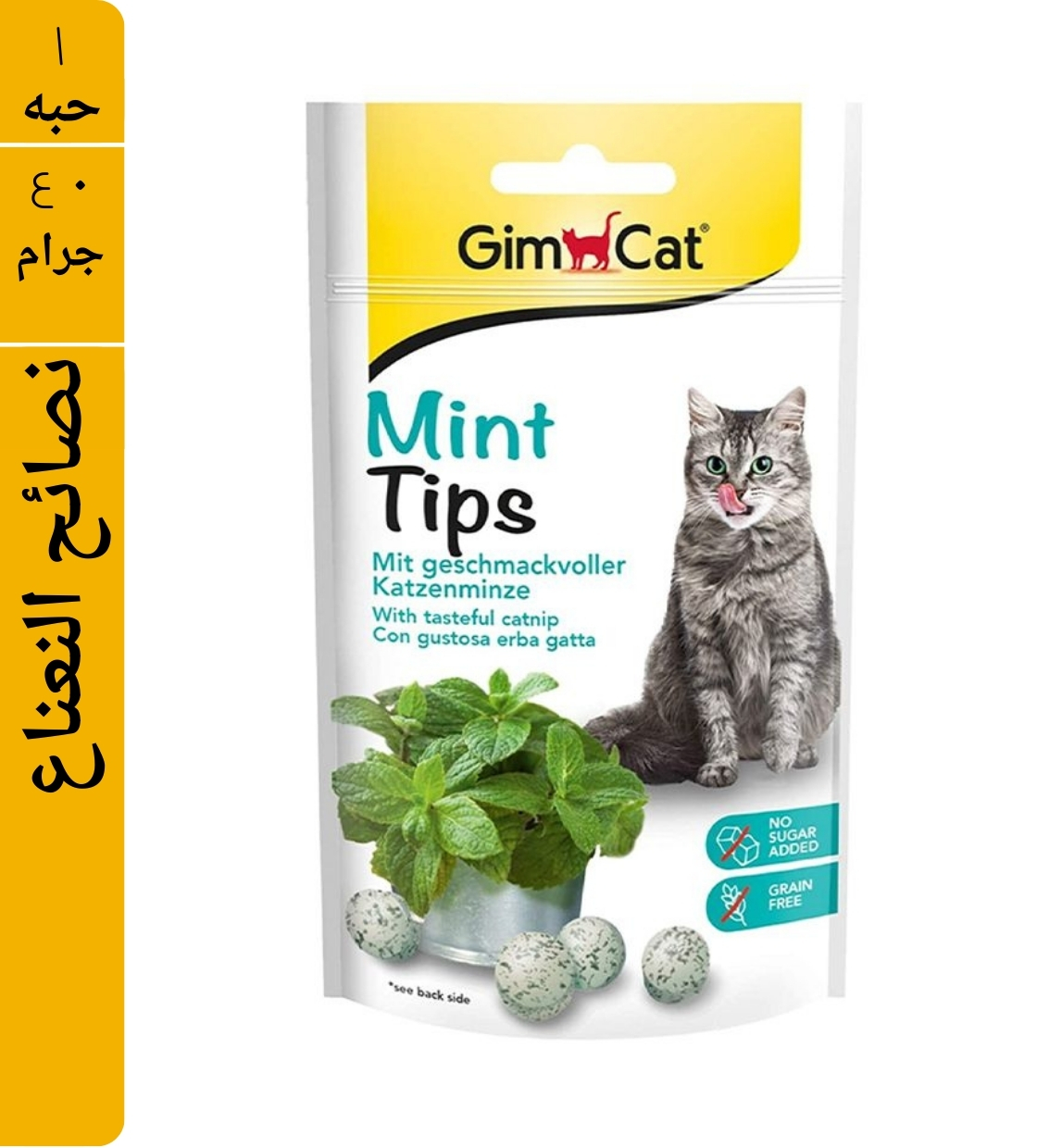GimCat Mint Tips Cat Treats 40 gm