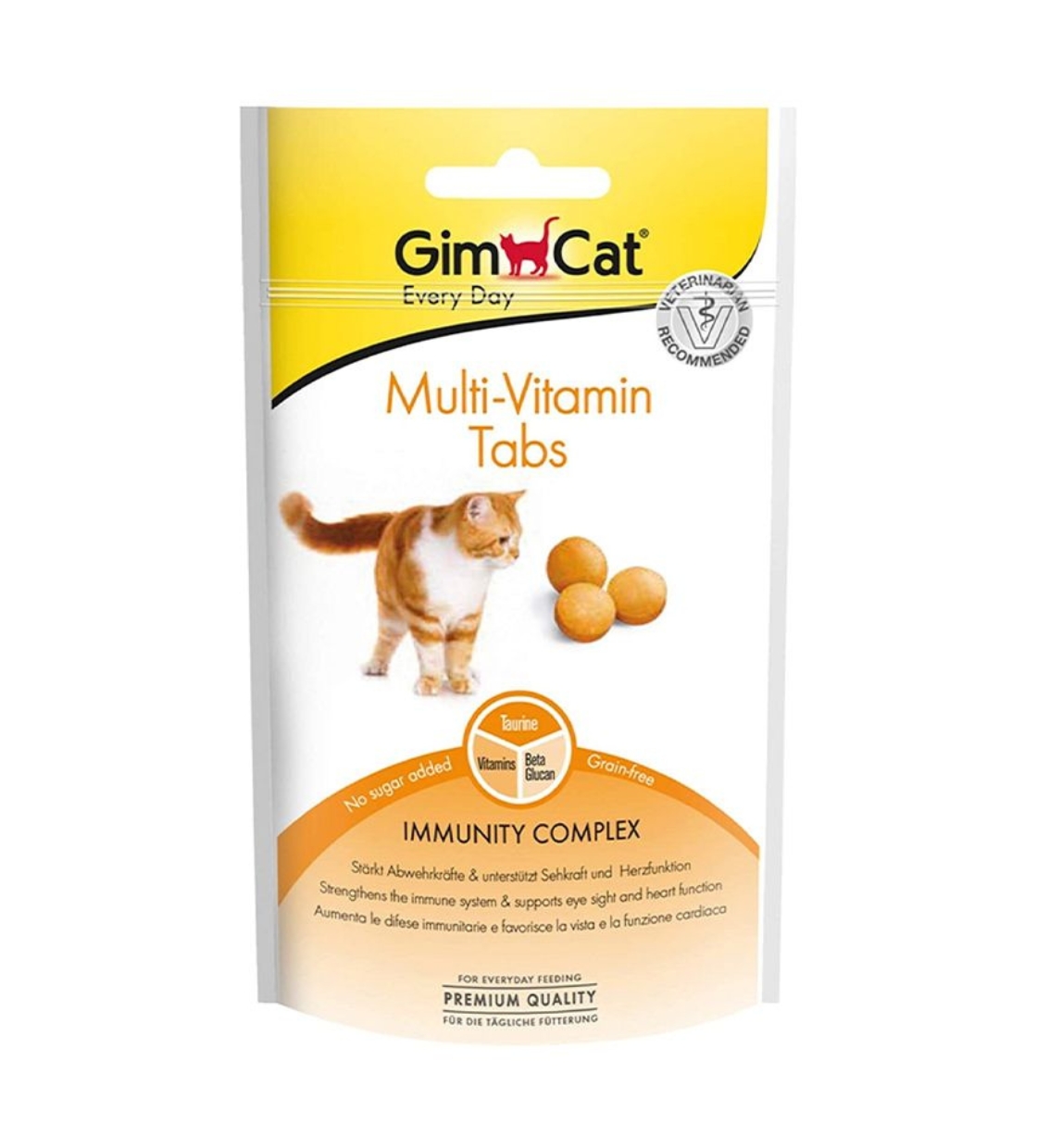GimCat Multi Vitamin Tabs Cat Treats 40 gm