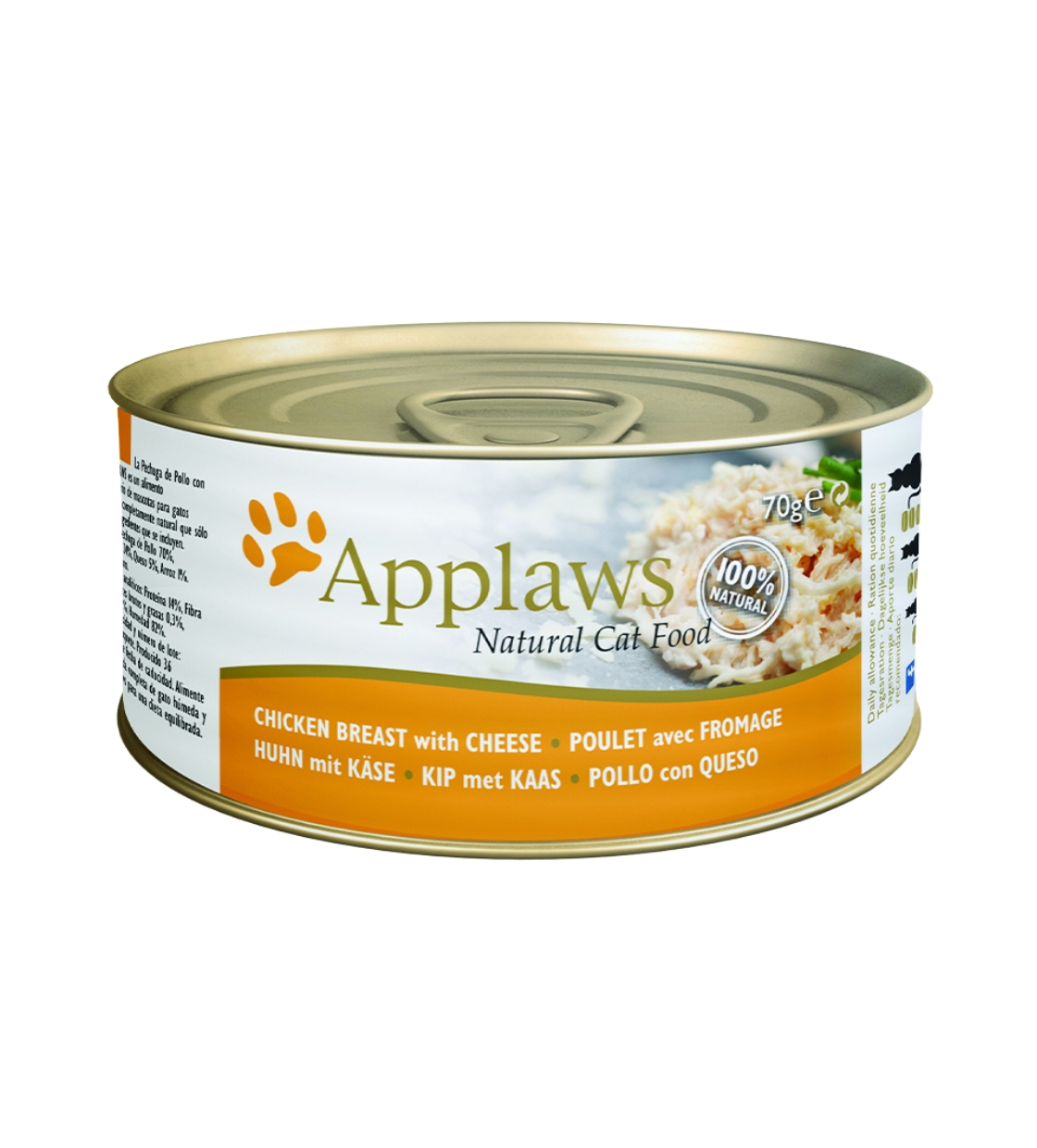 Applaws Chicken Breast with Cheese Cat Wet Food 70 gm