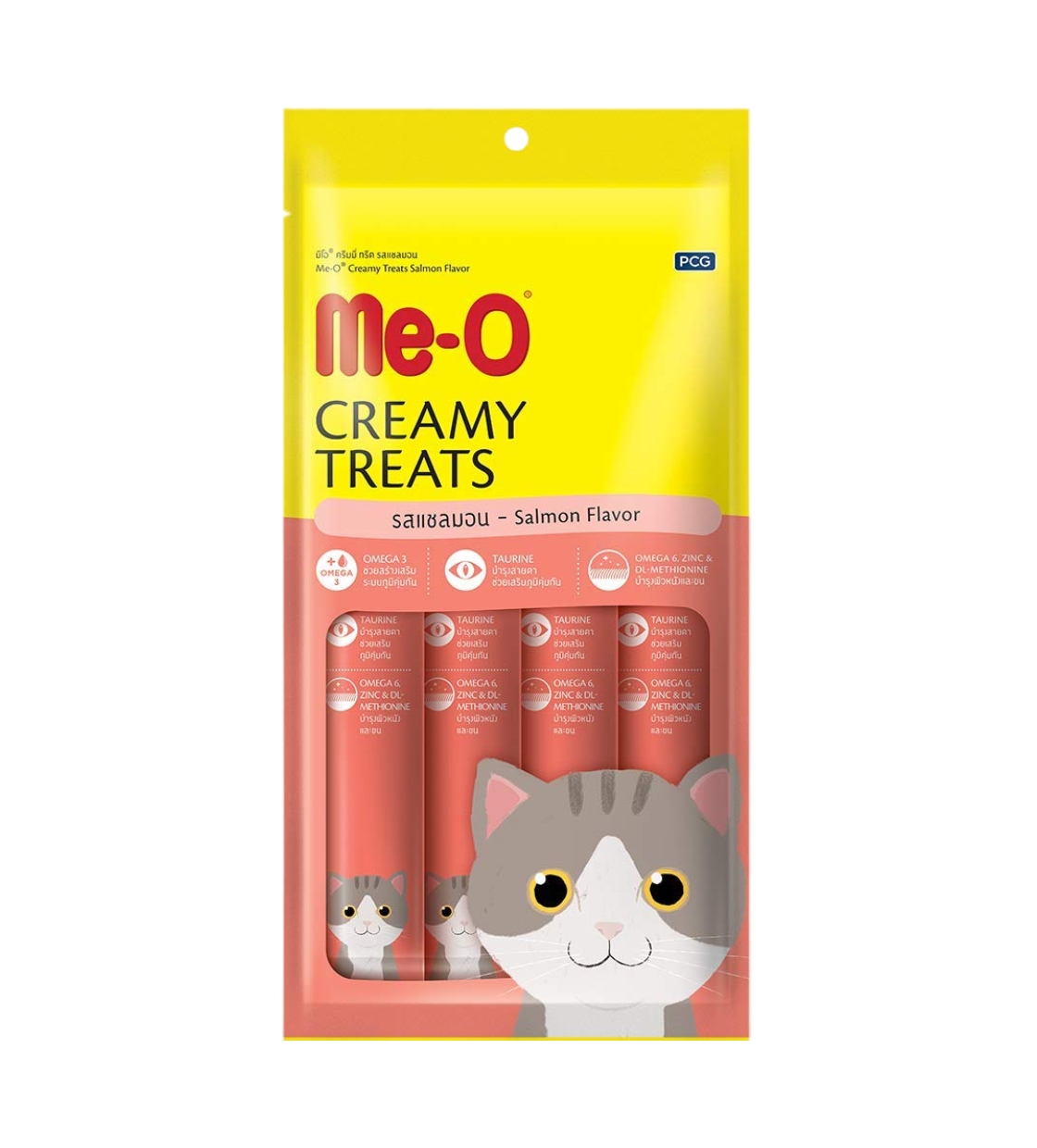 Me-O Creamy Salmon Cat Treats 60 gm