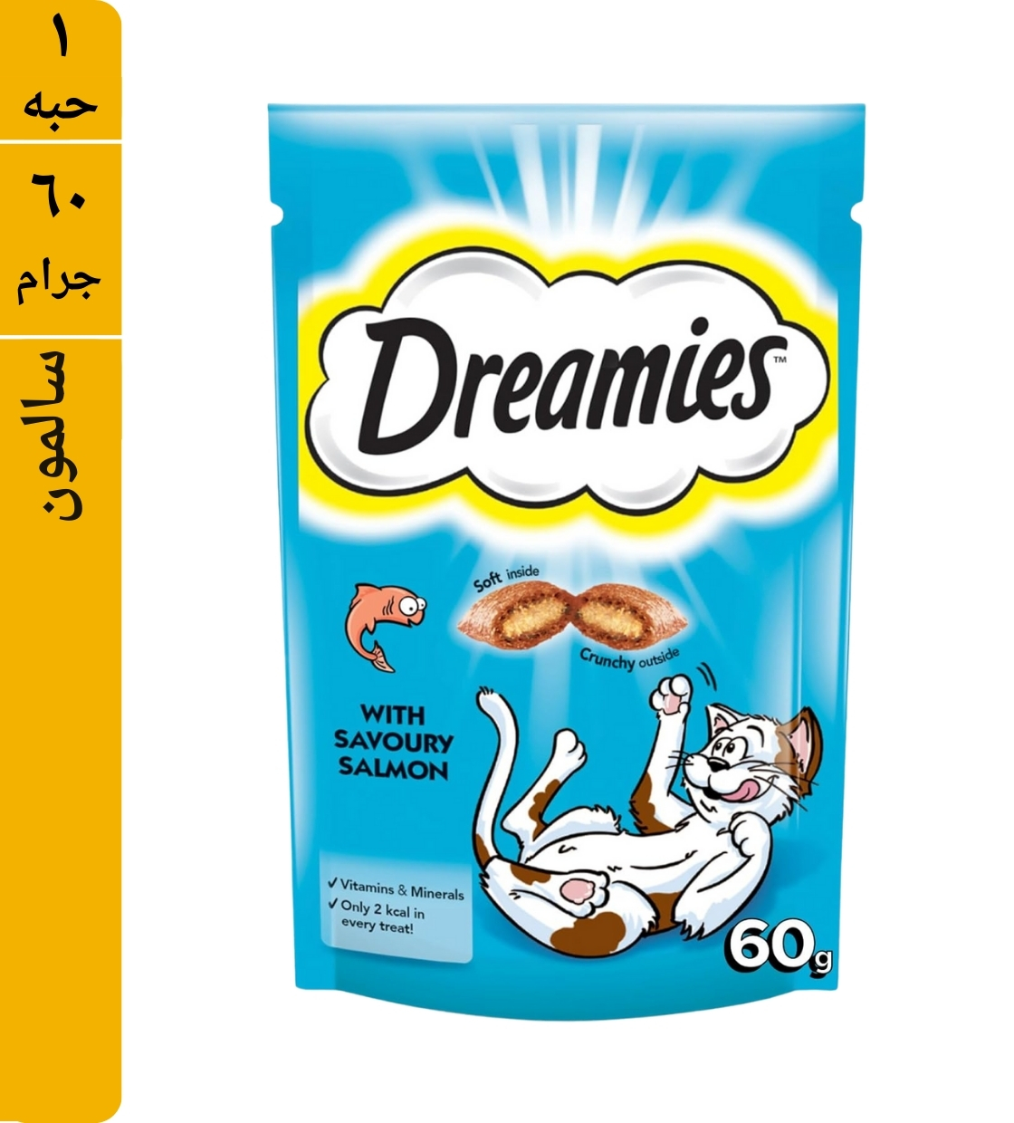 Dreamies Salmon Cat Treats 60 gm