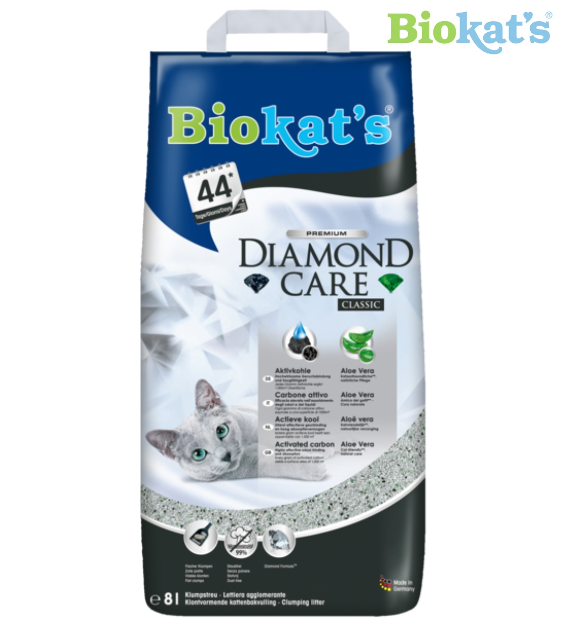 Biokat's Diamond Care Classic Cat Litter 8 ltr