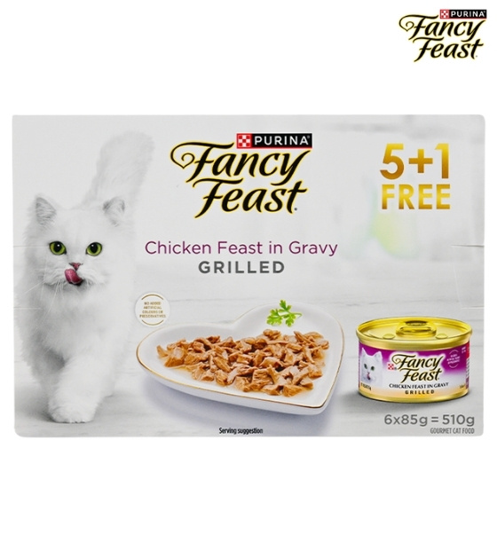 Fancy Feast Chicken in Gravy Cat Wet Food 6 pcs x 85 gm