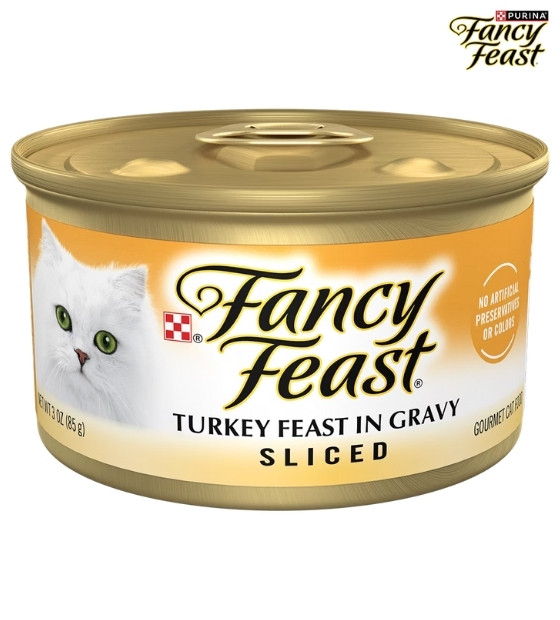 Fancy Feast Turkey in Gravy Cat Wet Food 85 gm