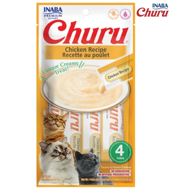 Inaba Churu Chicken Recipe Cat Treats 56 gm