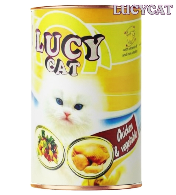 Lucy Cat Chicken & Vegetable Cat Wet Food 375 gm