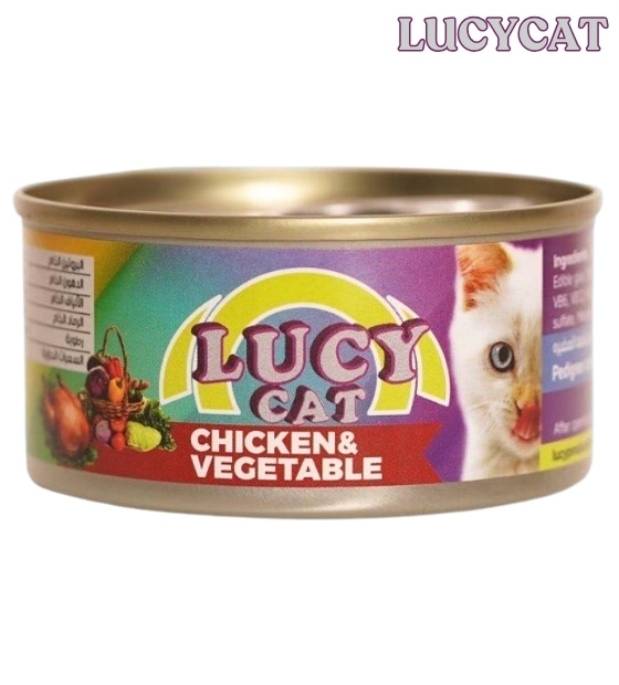 Lucy Cat Chicken & Vegetable Kitten Wet Food 80 gm