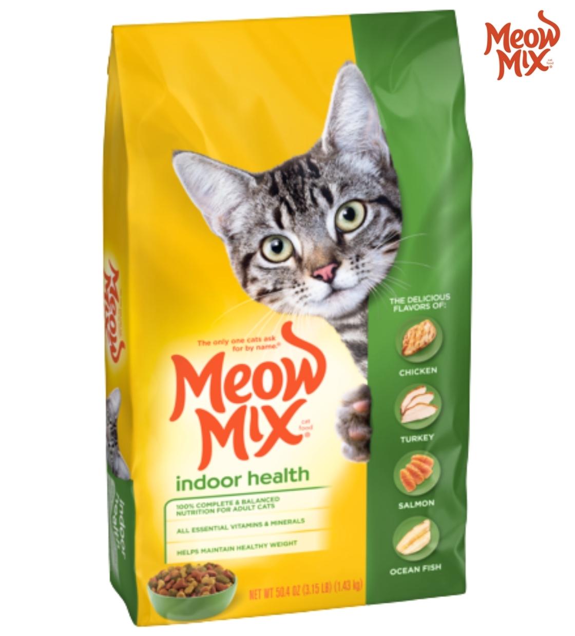 Meow Mix Indoor Health Cat Dry Food 1.43 kg