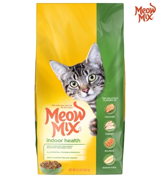 Meow Mix Indoor Health Cat Dry Food 2.86 kg