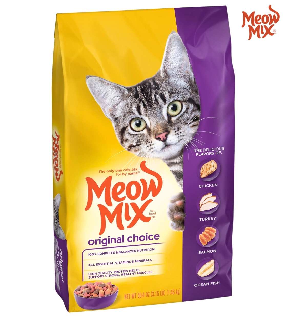 Meow Mix Original Choice Cat Dry Food 1.43 kg