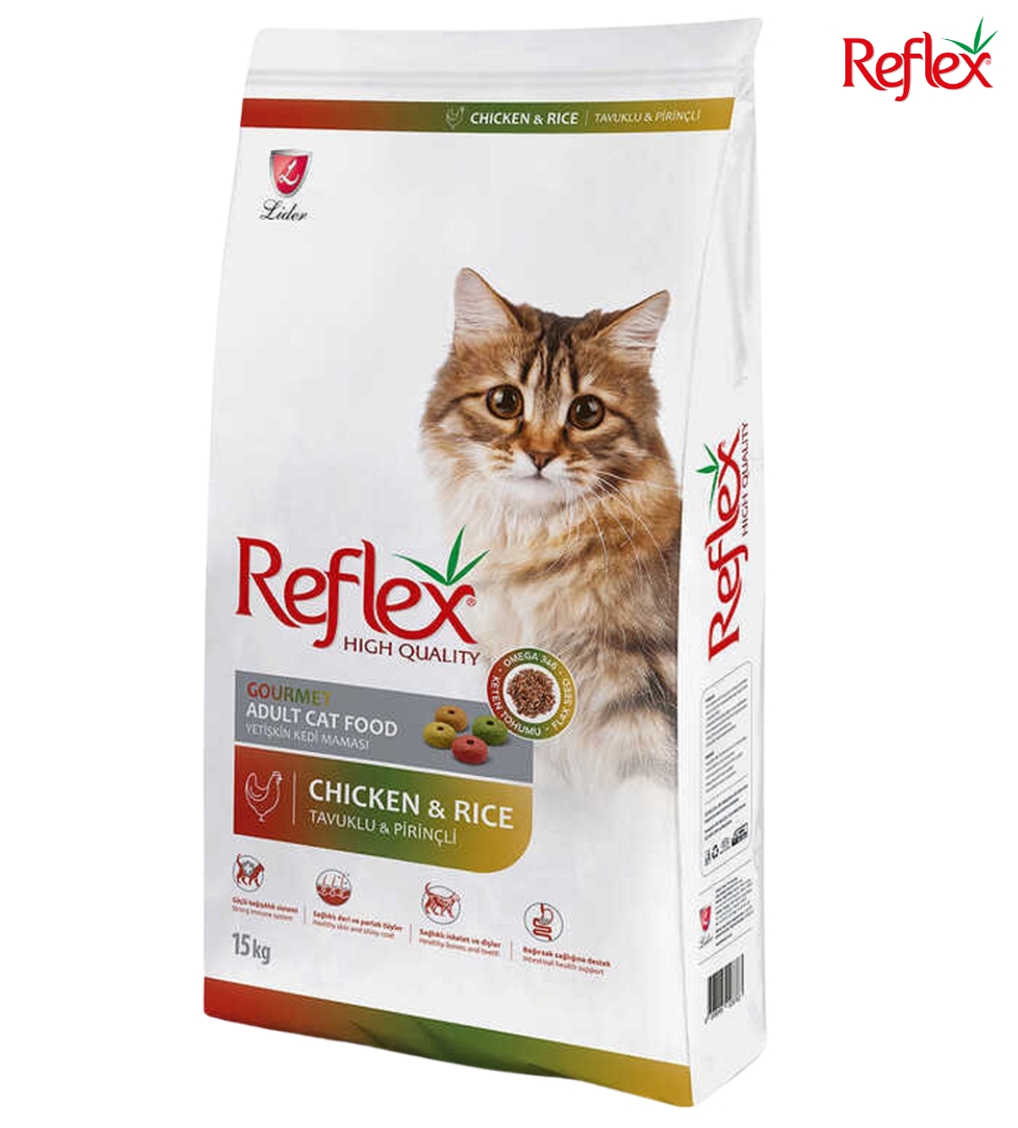 Reflex Gourmet Chicken with Rice Cat Dry Food 15 kg