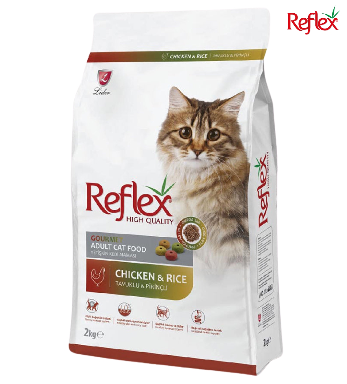Reflex Gourmet Chicken with Rice Cat Dry Food 2 kg