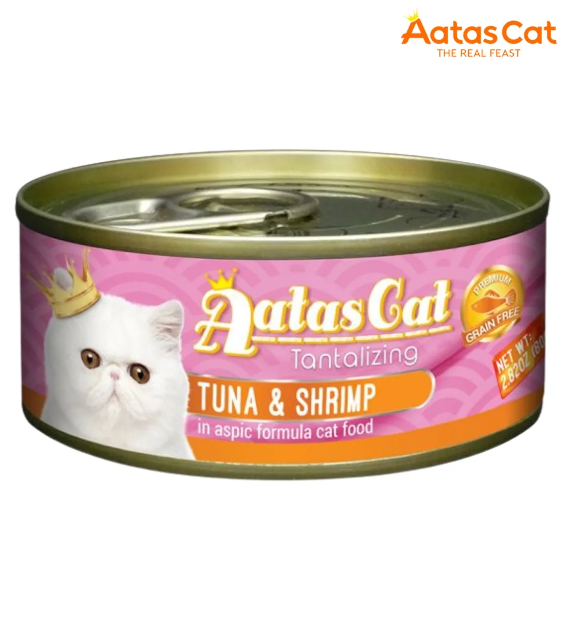 Aatas Cat Tuna and Shrimp Cat wet Food 80 gm