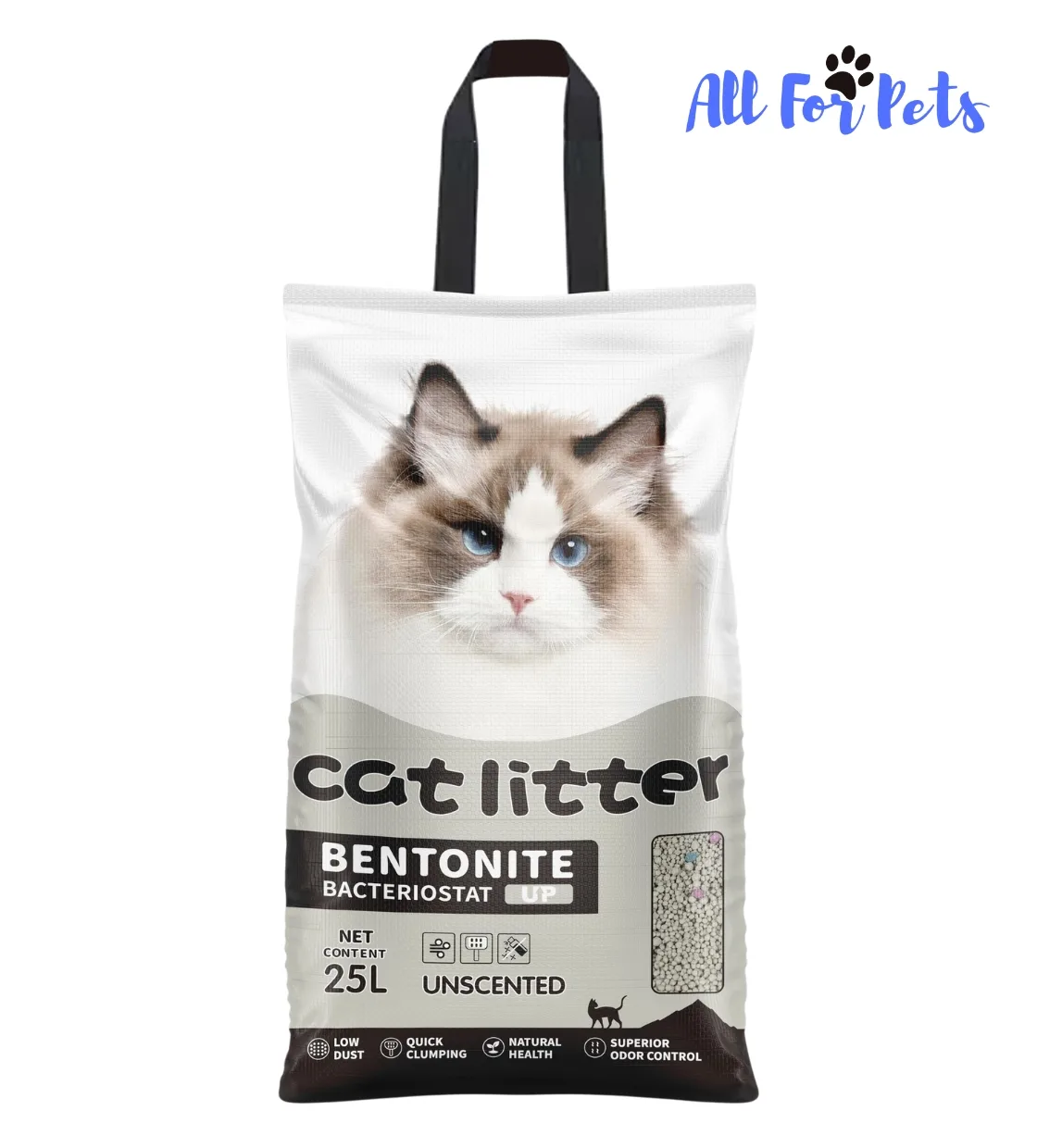 All For Pets Unscented Clumping Cat Litter 25 L