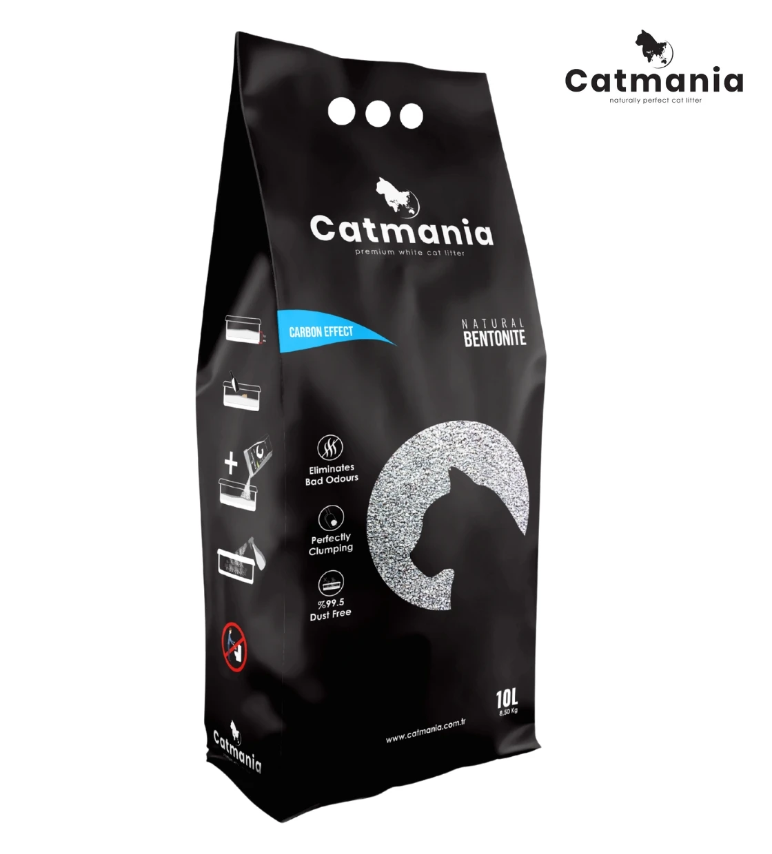 Catmania Carbon Effect Clumping Cat Litter 10 L