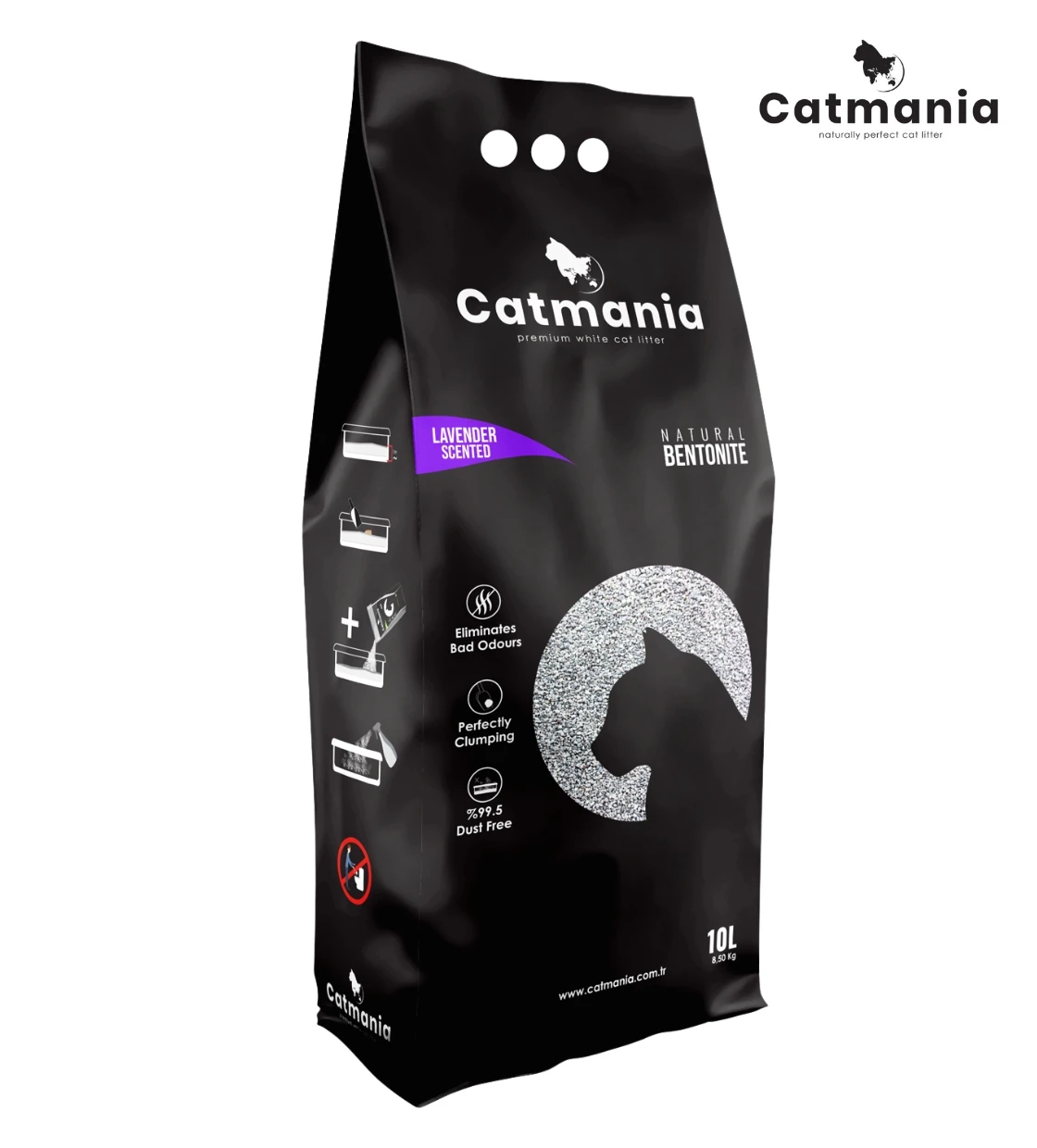 Catmania Lavender Clumping Cat Litter 10 L