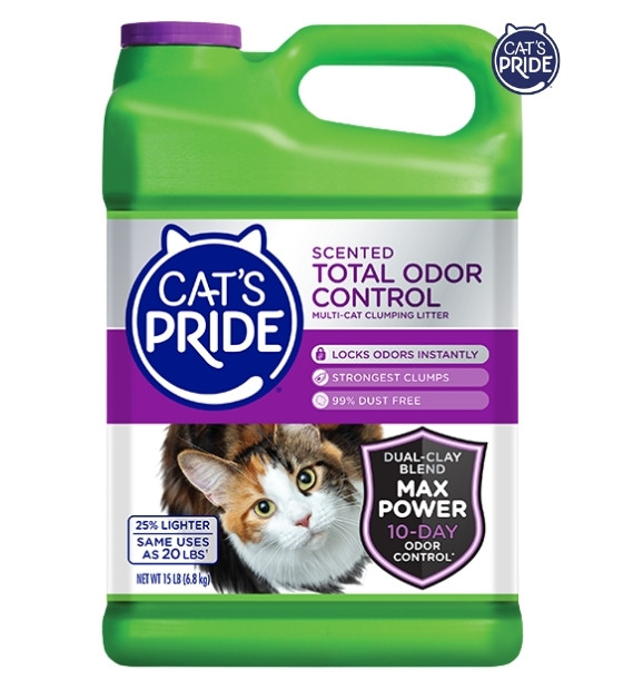 Cat's Pride Scented Total Odor Control Cat Litter 6.8 kg