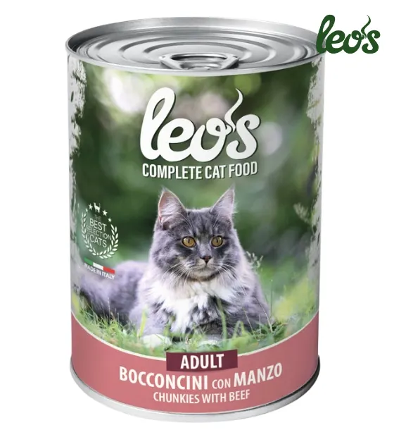 Leo's Beef Chunks Cat Wet Food 415 gm