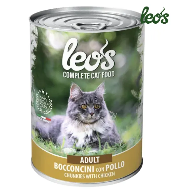 Leo's Chicken Chunks Cat Wet Food 415 gm