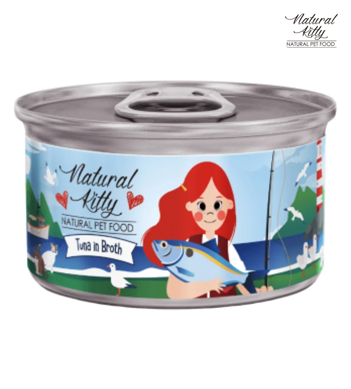 Natural Kitty Tuna in Broth Cat Wet Food 80 gm