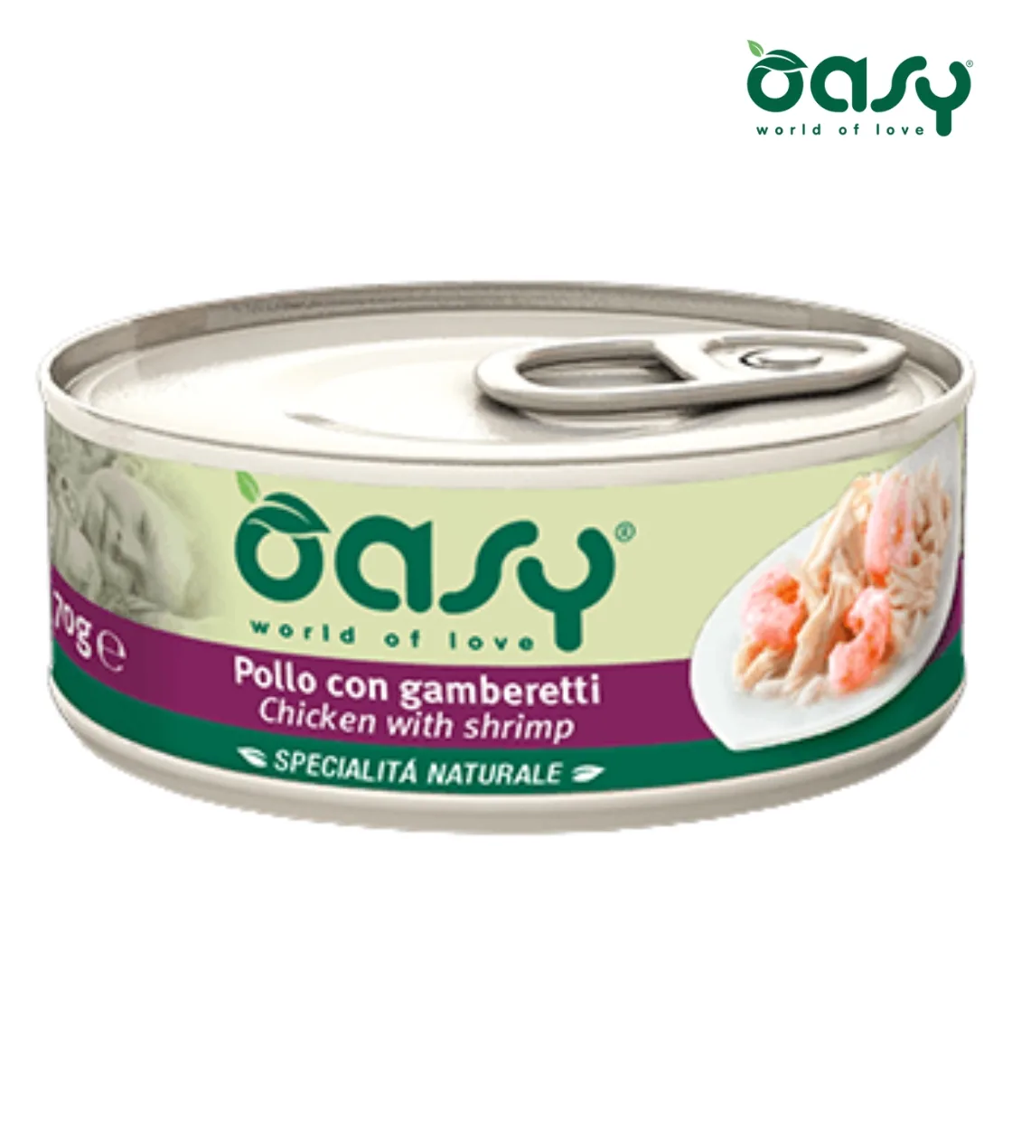 Oasy Chicken with Shrimp Cat Wet Food 150 gm