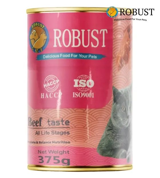 Robust Beef Pate Cat Wet Food 375 gm