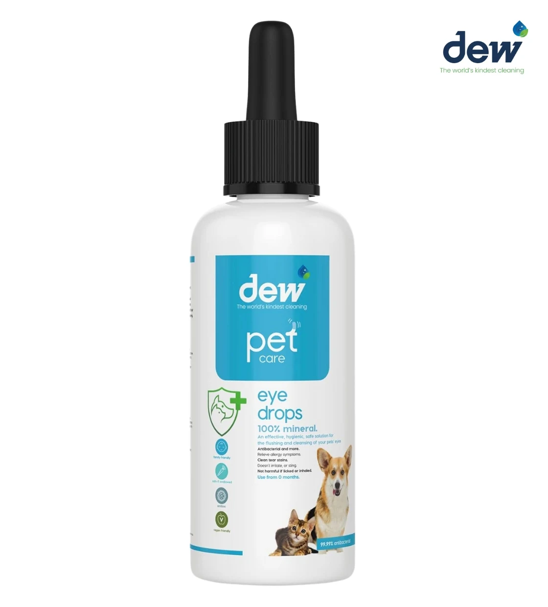 Dew Pet Care Eye Drops Cats & Dogs 65 ml