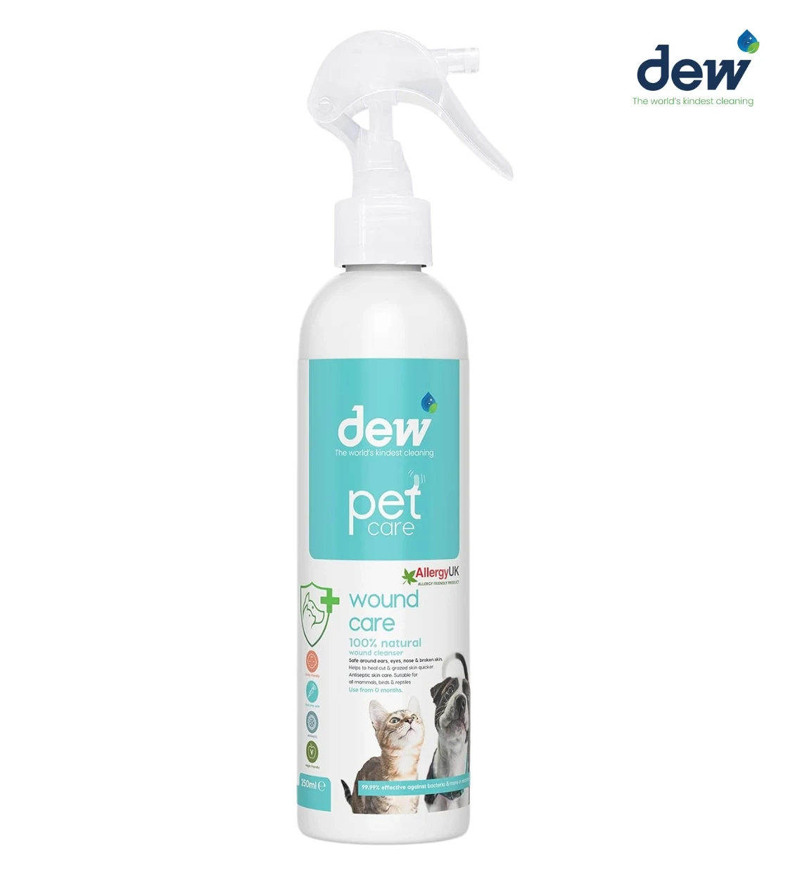 Dew Pet Care Wound Care Cats & Dogs 250 ml