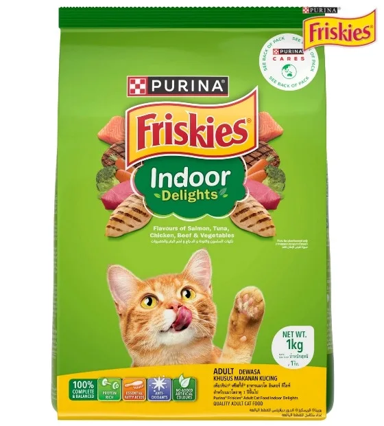Friskies Indoor Delights Cat Dry Food 1 kg