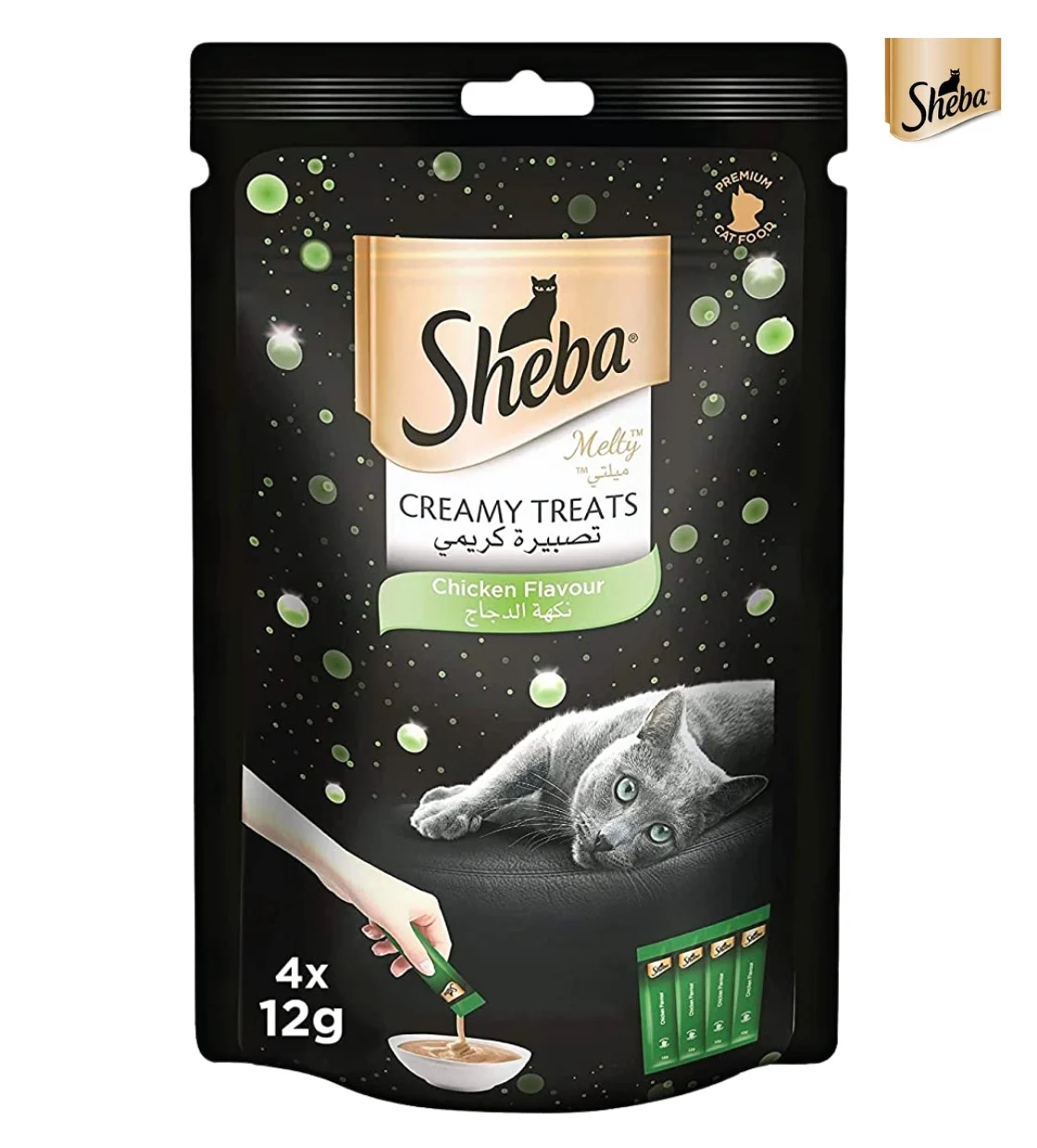 Sheba Melty Chicken Creamy Lickable Cat Treats 48 gm